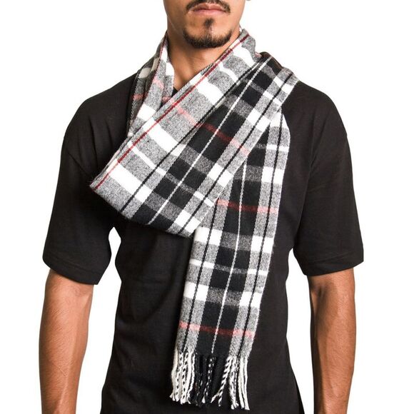 Alpine Swiss Mens Scarf Softer Than Cashmere Scarves Plaids Womens Winter Shawl - Picture 7 of 7